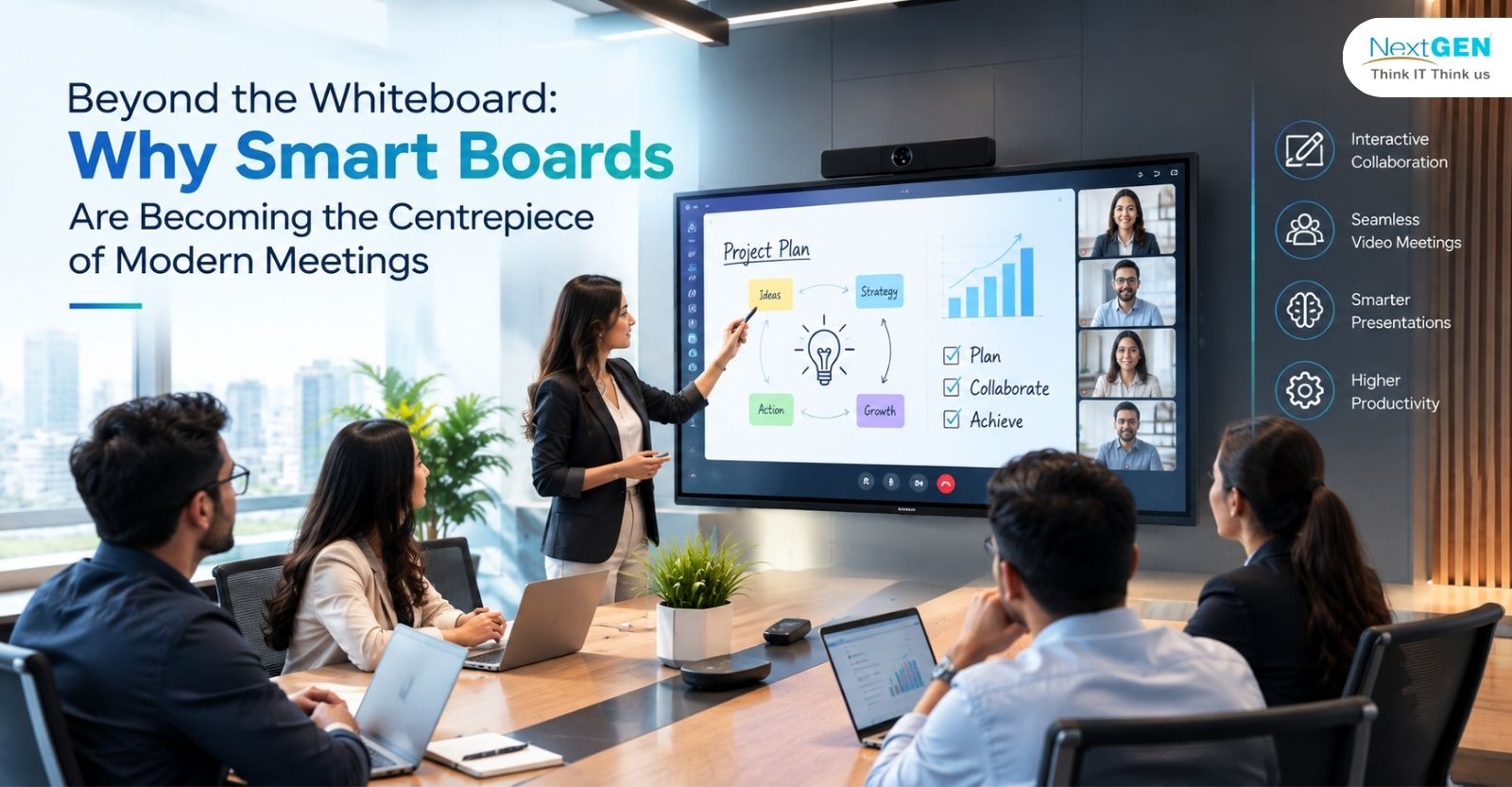 Beyond the Whiteboard: Why Smart Boards Are Becoming the Centrepiece of Modern Meetings